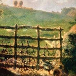 Country Scene with Stile