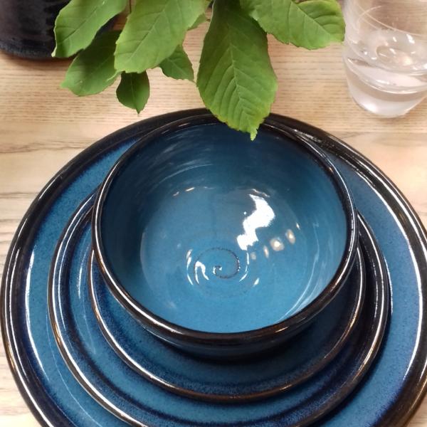 Irish Handmade Pottery Mystic Blue  Side Plate