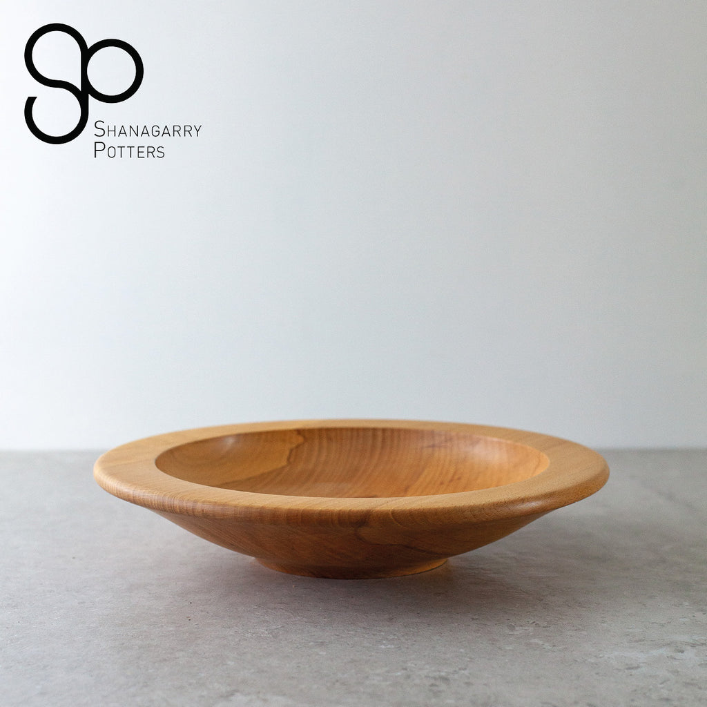Liam O'Neill 13" Shallow Beech Bowl