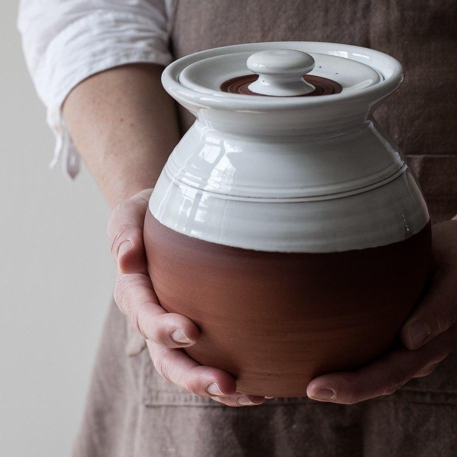 Large Lidded Storage Pot|2nd