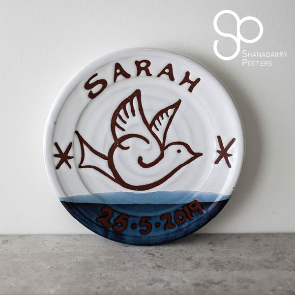 Atlantic Wave Personalised Confirmation 8" Plate