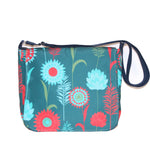 Sallyann Cross Body Messenger Bag Small Green Meadow